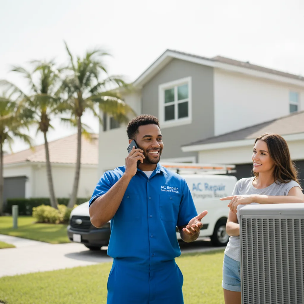 AC Repair Pompano Beach customer support in Ventnor City